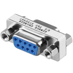 MicroConnect RS232 Mini Gender Changer DB9 MOD9F9F - Reliable, Compact, and Efficient Adapter